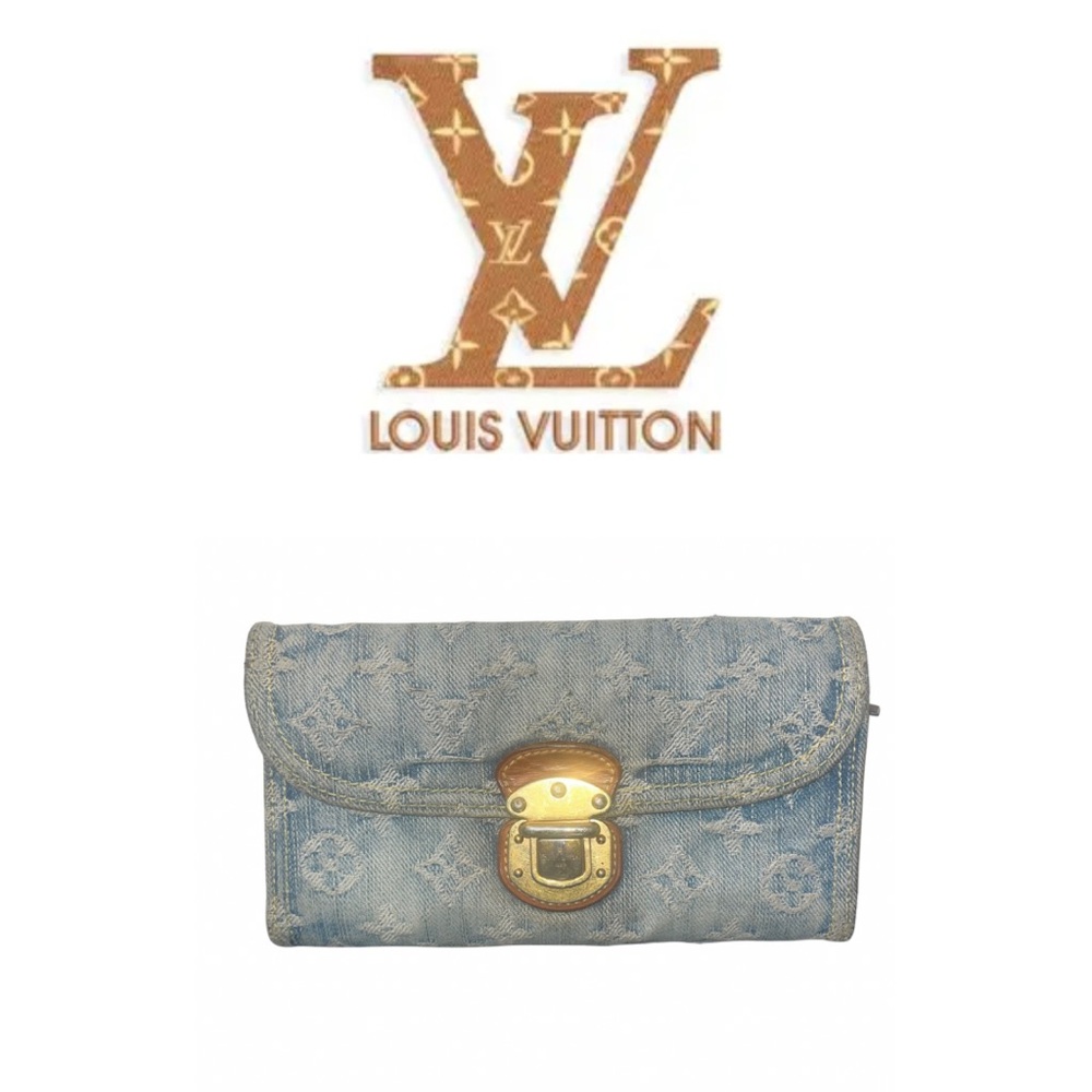 Louis Vuitton Monogram Denim Portefeiulle Amelia
Wallet
